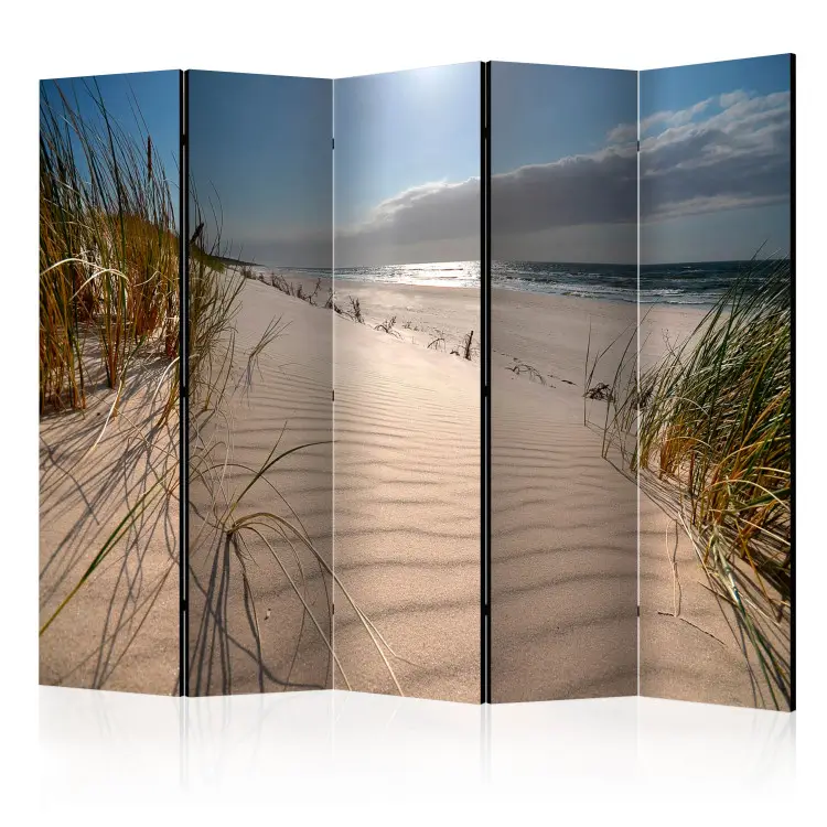 Strand in Misdroy II - Sommer am Meer vor Himmel und Wolken