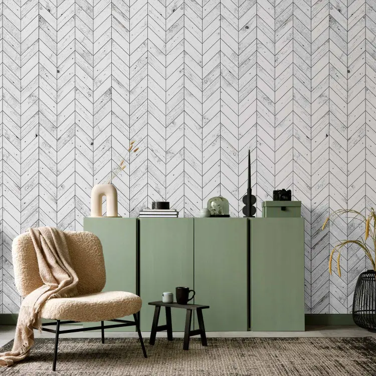 French Herringbone (Grey)