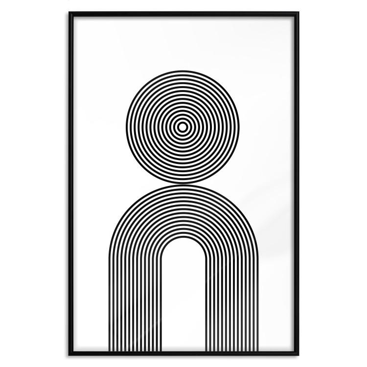 Rhapsodie - Abstrakte Linien auf Weiß