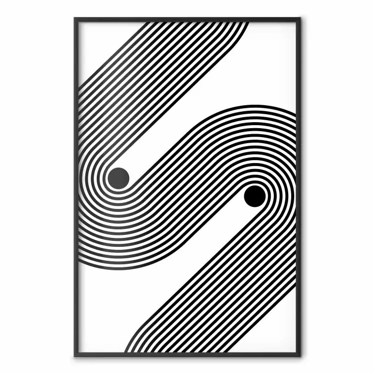 Monochromatische Symphonie - Abstrakte Linien