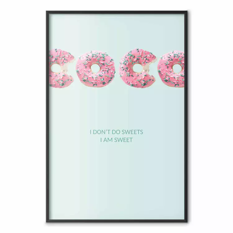 Süßigkeitenmode - Abstrakter Schriftzug, pastellfarben