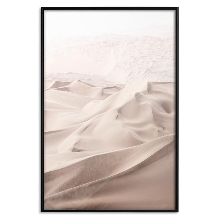 Sandiges Gewebe - Zarte Sande der Wüste in heller Komposition