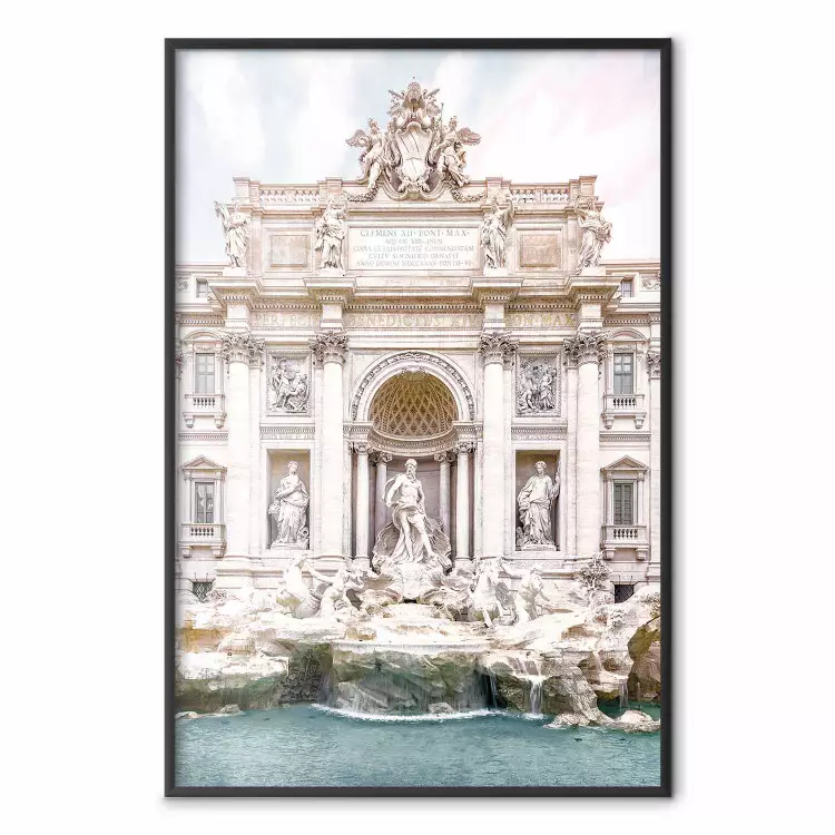 Trevi-Brunnen - Helle Komposition mit römischer Architektur