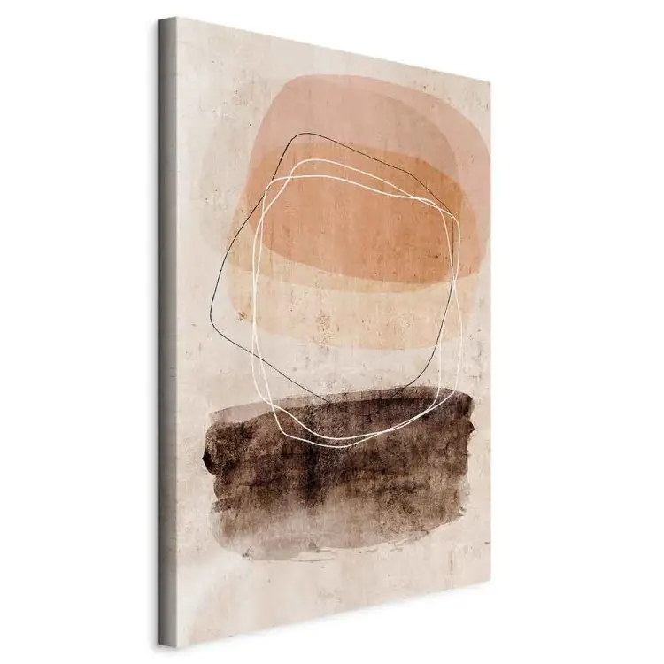 Rotierende Bewegung Hochformat - Linienfiguren im Boho-Stil