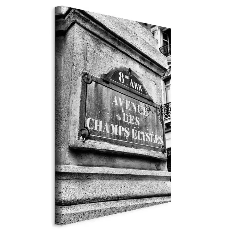 Avenue des Champs Elysees vertikal