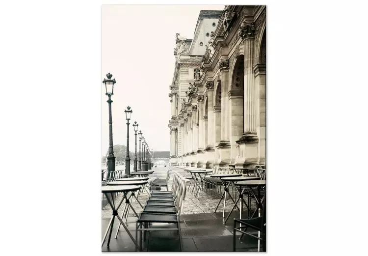 Verlassene Cafés (1-teilig) Hochformat - Architektur von Paris