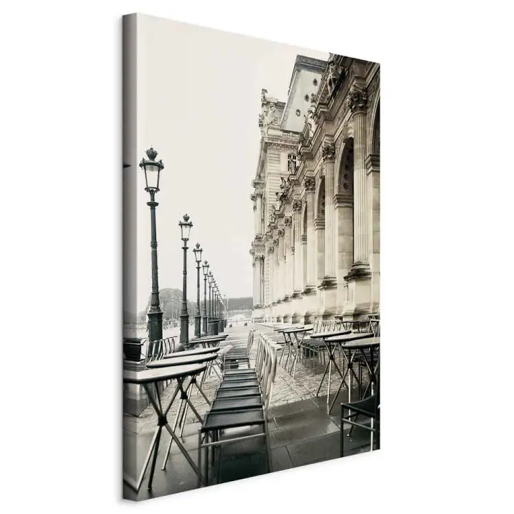Verlassene Cafés Hochformat - Architektur von Paris
