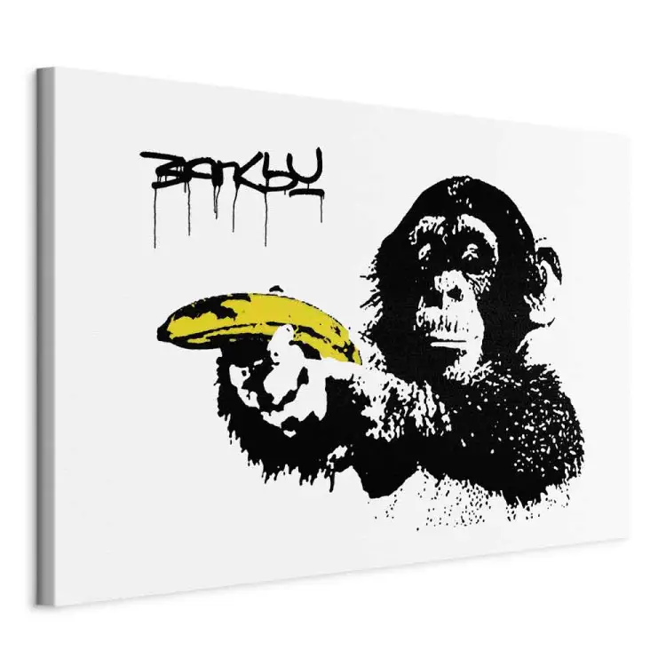 Banksy: Bananen-Affe breit