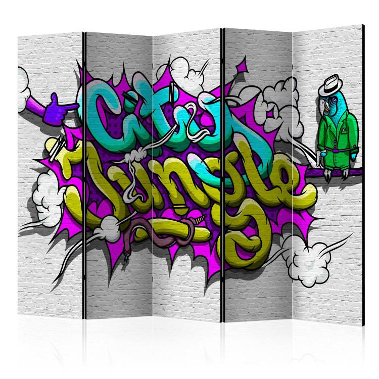 Paravent City Jungle - graffiti II [Room Dividers]
