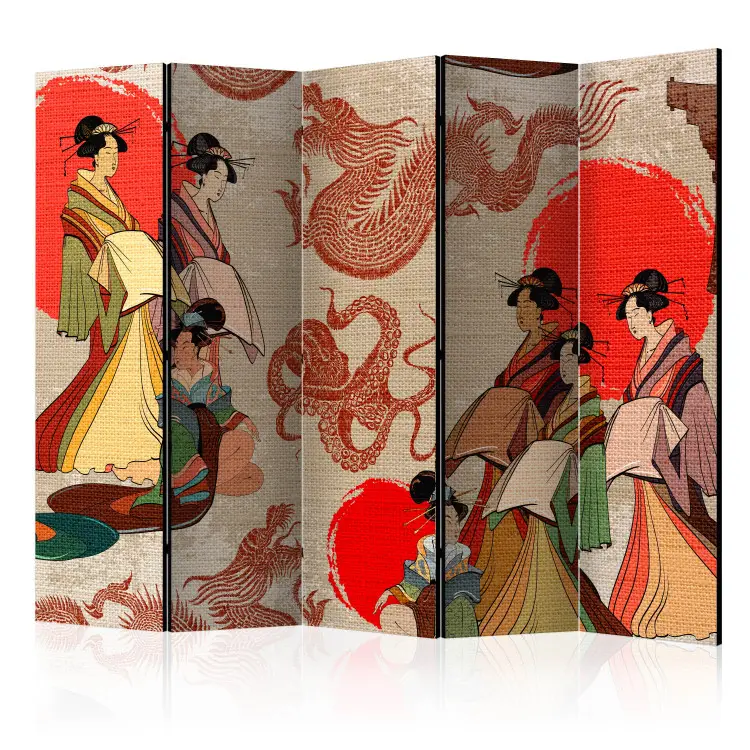 Geishas II - Orientalische Frauen-Silhouetten