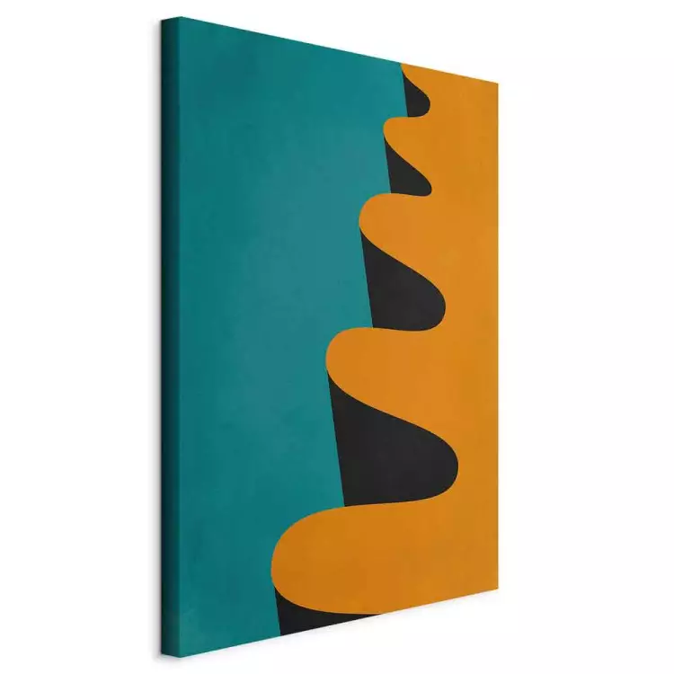 Orange Wave (1 Part) Vertical