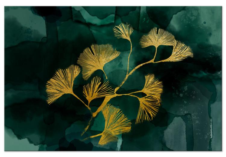 Goldene Ginkgos - Landschaft der Pflanze im Glamour-Stil