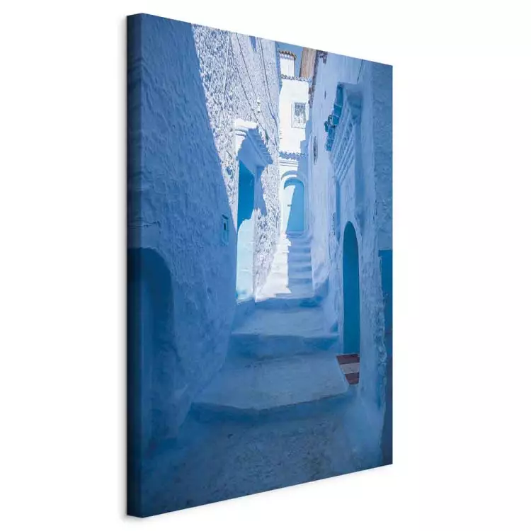 Architektur des Blaus (1-teilig) Hoch - Arabische Treppen in Marokko