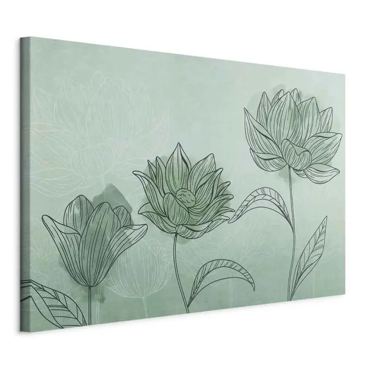 Drei Blumen breit