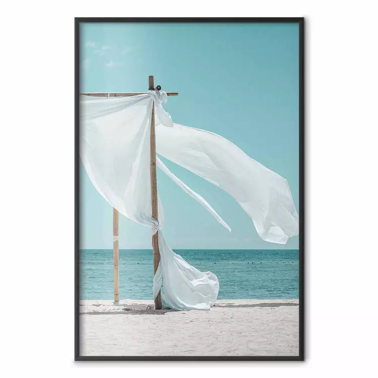 Warmer Wind - Meereslandschaft mit Paravent