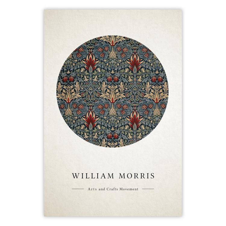 Für William Morris - Englische Beschriftungen und abstrakte Ornamente