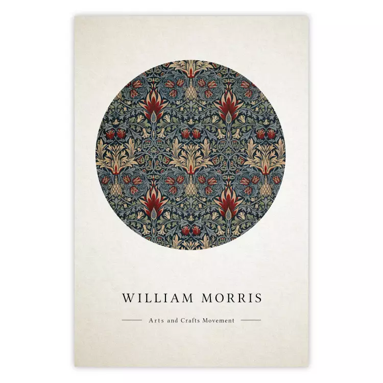 Für William Morris - Englische Beschriftungen und abstrakte Ornamente
