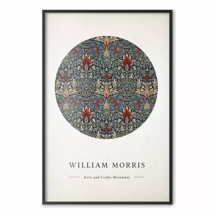 Für William Morris - Englische Beschriftungen und abstrakte Ornamente