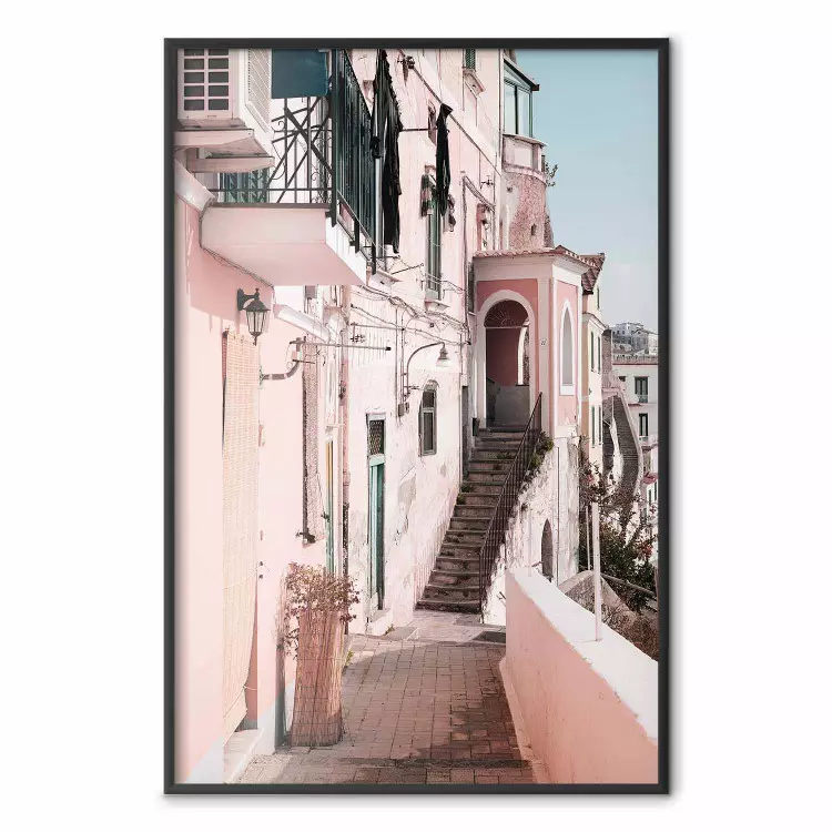 Haus in Amalfi - Warme Komposition mit rosa Architektur in Italien