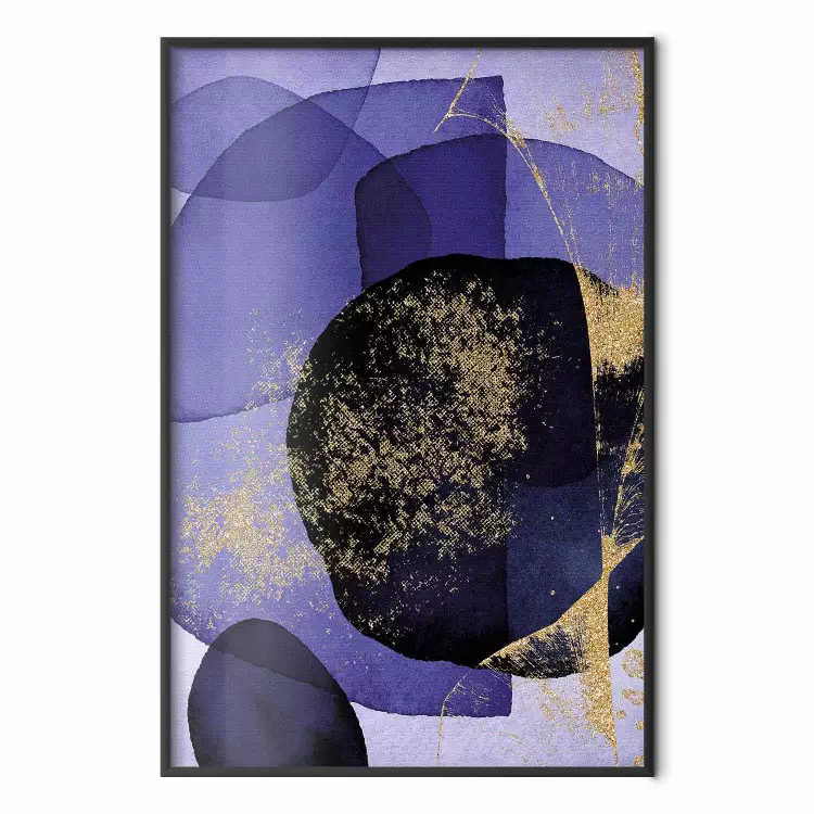 Violetter Kaleidoskop - Abstrakte Komposition von bunten Mustern