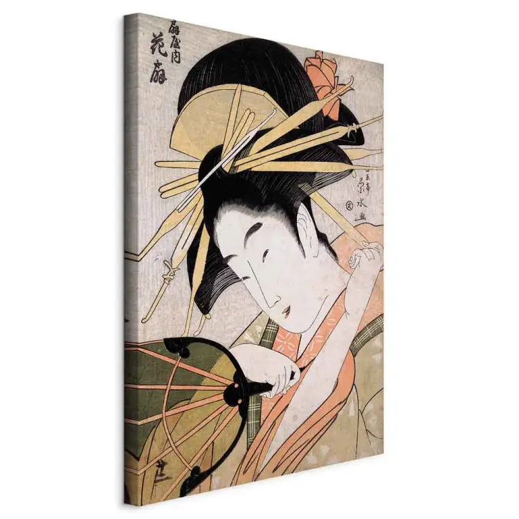 Ōgiyas Zuhause Hanaōgi - Porträt einer Frau aus Asien Vertikal