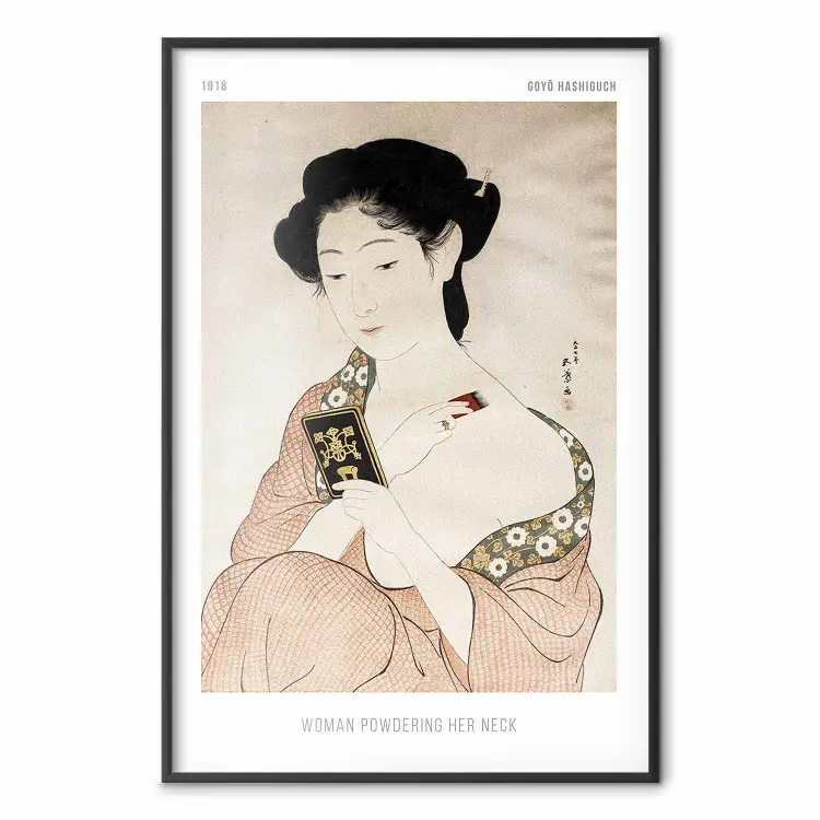 Goyō Hashiguchi - Frau pudert ihren Nacken