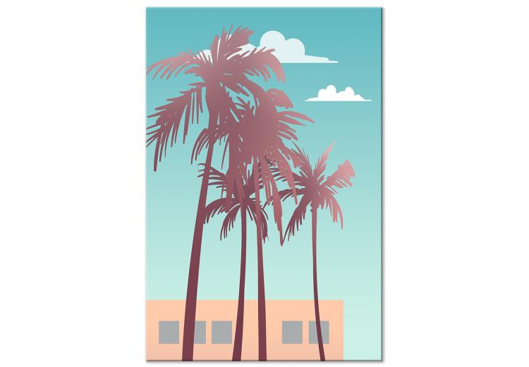 Miami Palmen (1-teilig) - Landschaft, klarer Himmel