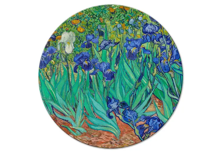 Irises by Vincent Van Gogh - Blue Flowers in the Meadow
