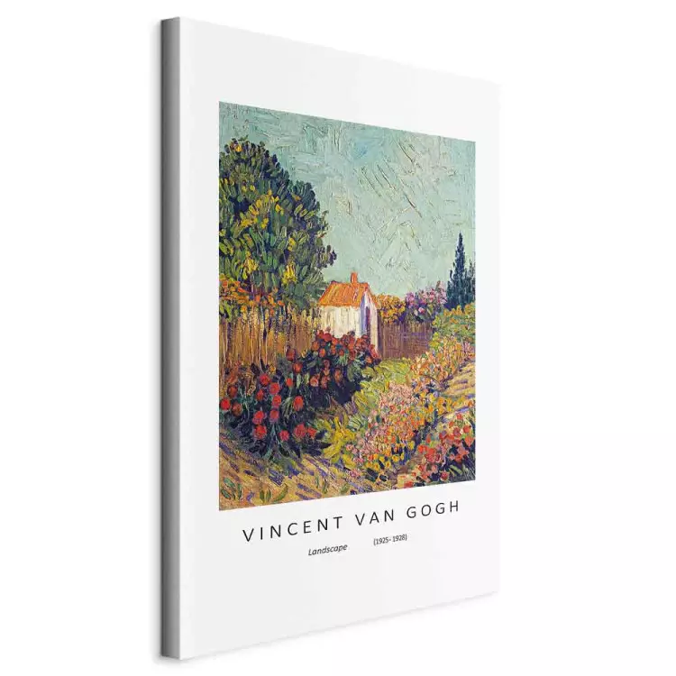 Landschaft von Vincent van Gogh (1-teilig) - Farbenfrohe Reproduktion