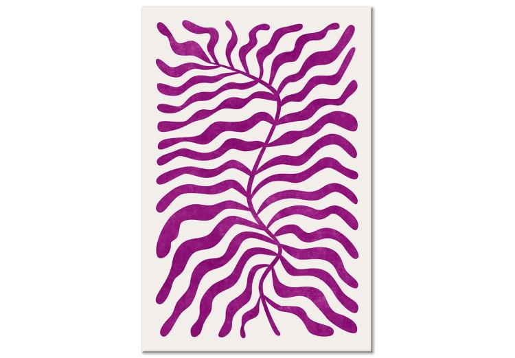 Geometrische Abstraktion (1-teilig) - Violette Formen und Figuren