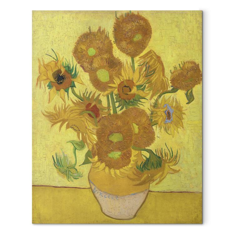 Still Life - Vase With Fifteen Sunflowers