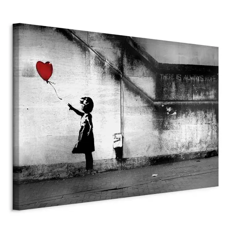 Mädchen mit Luftballon (Hope, Banksy)