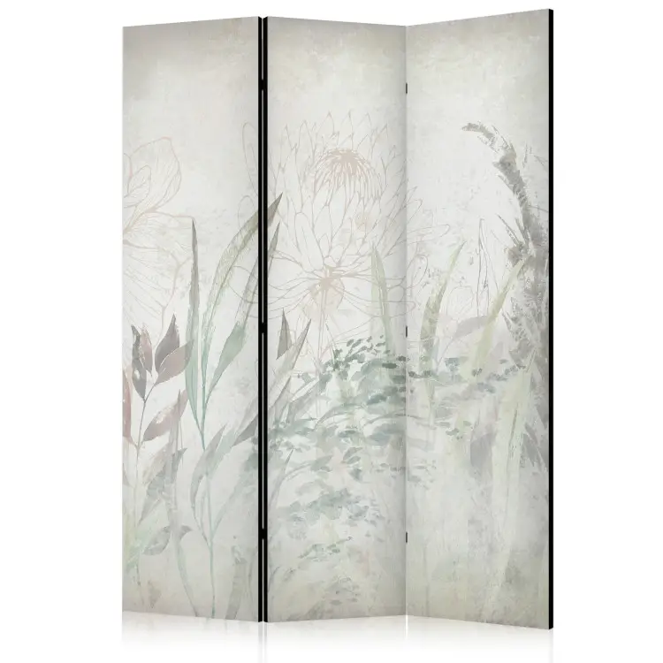 Boho-Garten - Blumen und Blätter in Pastelltönen