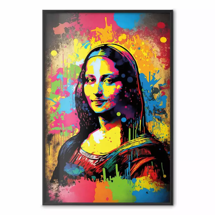 Colorful Portrait - A Work of Leonardo Da Vinci Generated by AI
