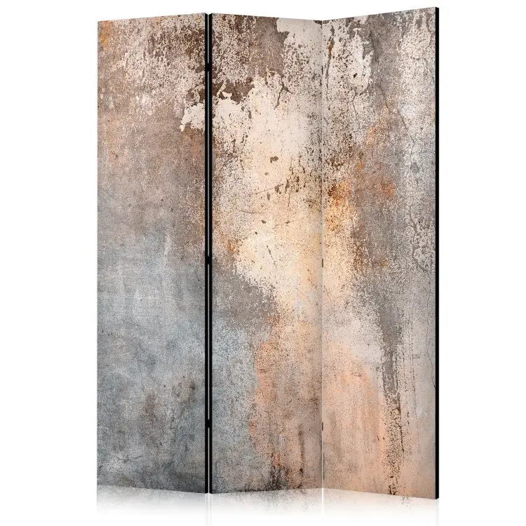 Natürliche Wand - dekorative Oberfläche in warmen Tönen