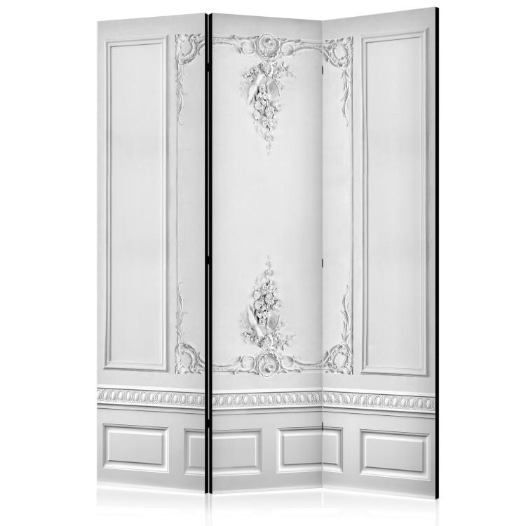 Paravent Palace Wall - White Background With Delicate Ornaments [Room Dividers]