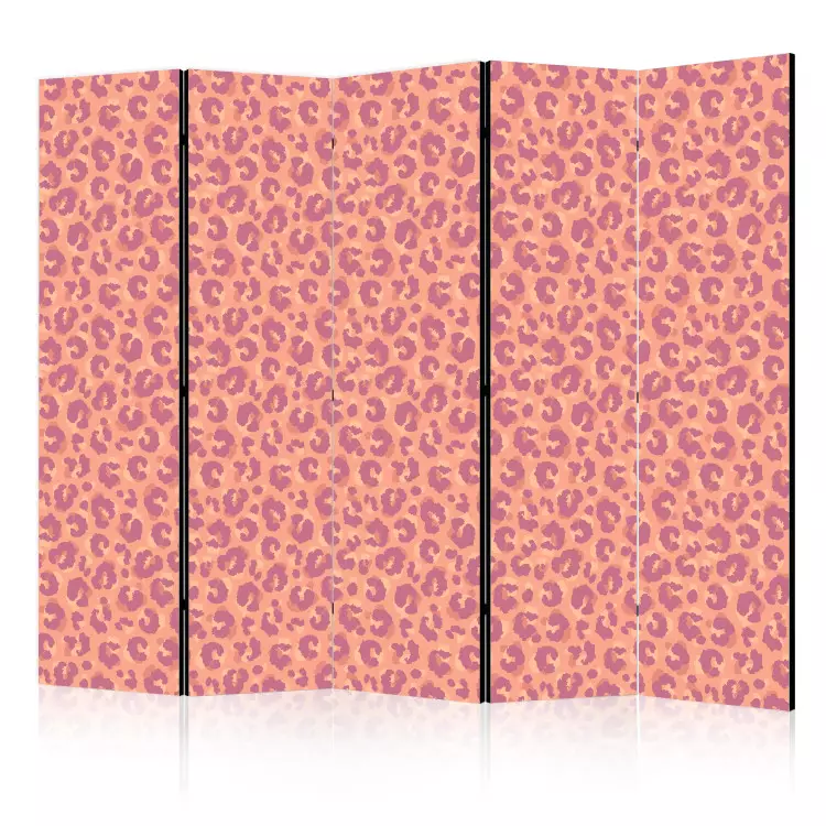 Leopardenflecken - abstraktes Muster in Rosa- und Lilatönen