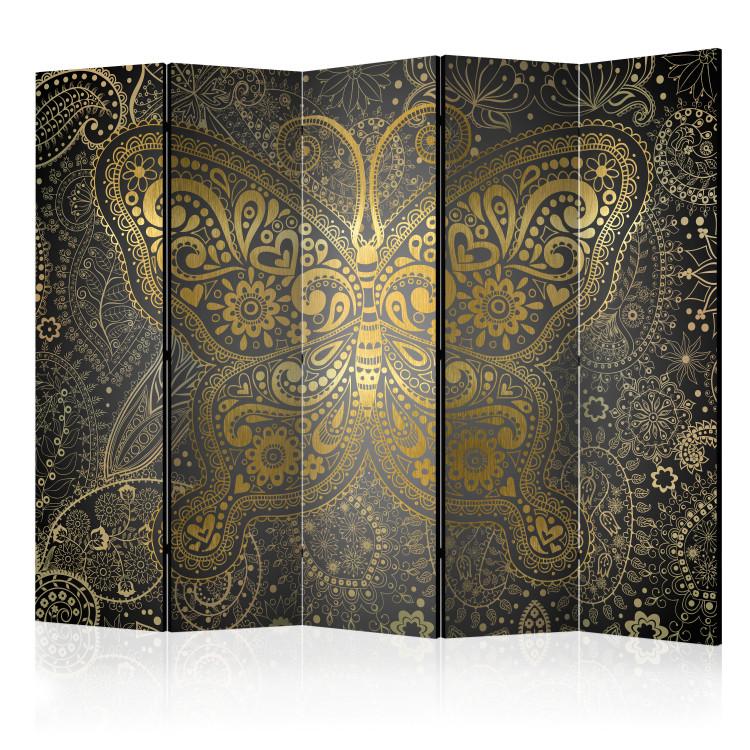 Paravent Golden Butterfly II [Room Dividers]