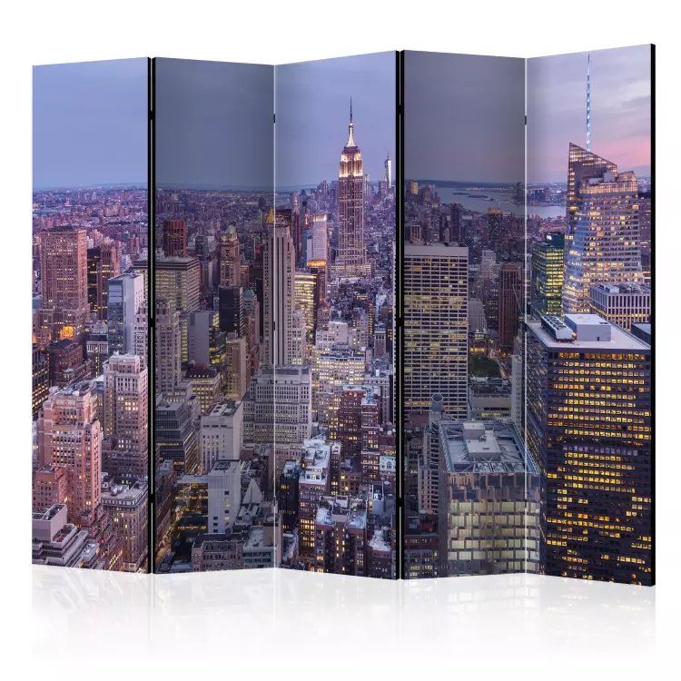 Abendliche Stadt II - Panorama der Wolkenkratzer von Manhattan