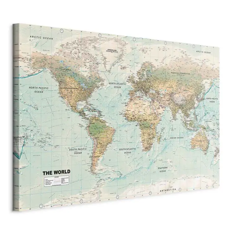 Weltkarte: Eine schöne Welt