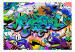Vliestapete Graffiti: blaues Thema 60500 additionalThumb 1
