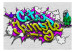 Vliestapete Blauer Papagei - Street Art in Form von Graffiti mit Papagei 60760 additionalThumb 1