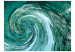Fototapete Wasserlement - Moderne abstrakte Wasserkreisbewegung in türkiser Farbe 61001 additionalThumb 1