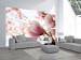 Vliestapete Rosa Magnolie - Magnolienblüten auf Bäumen und blauem Himmel 60421