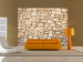 Fototapete Provence-Stil - Hintergrund mit Muster eines steinernen Rustikalmur 60981