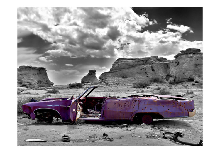 Fototapete Retrowagen in der Colorado-Wüste 61091 additionalImage 1