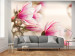 Fototapete Magnolienblüten - Blumenmotiv auf hellem und zartem Hintergrund 60412