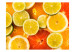 Fototapete Sommerliche Erfrischung - orangefarbene Komposition aus Zitrusfrüchten 59822 additionalThumb 1
