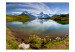 Vliestapete Alpenlandschaft in der Schweiz - Berge spiegeln sich im See 59972 additionalThumb 1