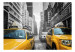 Vlies Fototapete New York City-Architektur - gelbe Taxis und Wolkenkratzer 60203 additionalThumb 1